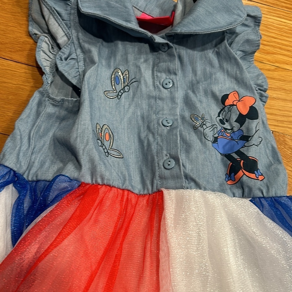 Disney Minnie Mouse dress 4 t good condition - Picture 2 of 3